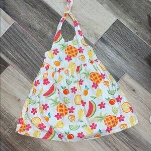 Gymboree Baby girl halter Dress!  fruit theme